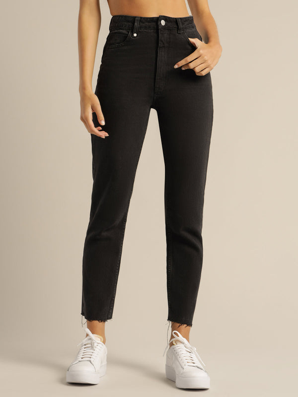 CASEY SLIM JEAN AGED BLACK
