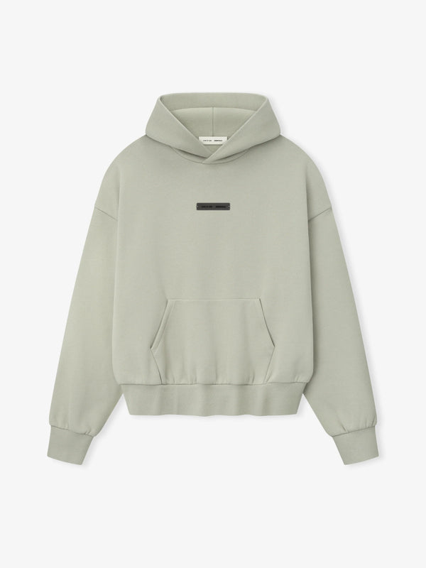 CLASSIC FIT FLEECE HOODIE - ABBEY STONE