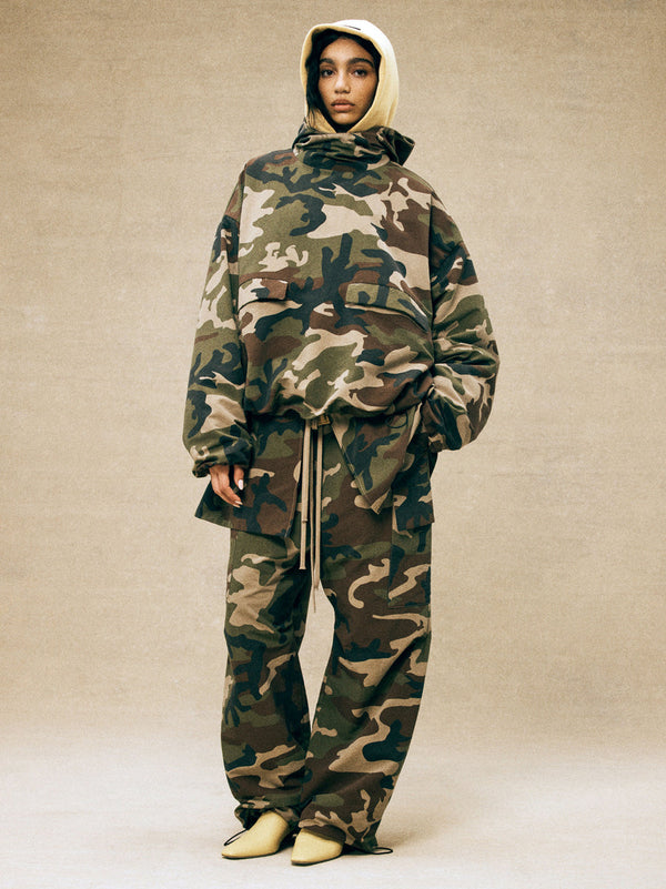 MILITARY NYLON FIELD PANT WOODLAND CAMO