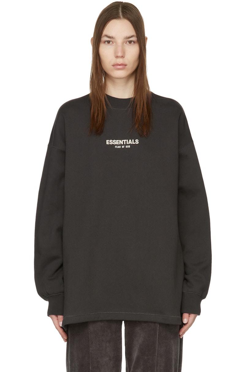 RELAXED CREWNECK sweatshirt IRON