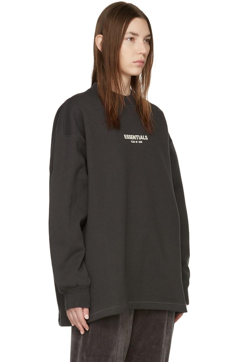 RELAXED CREWNECK sweatshirt IRON