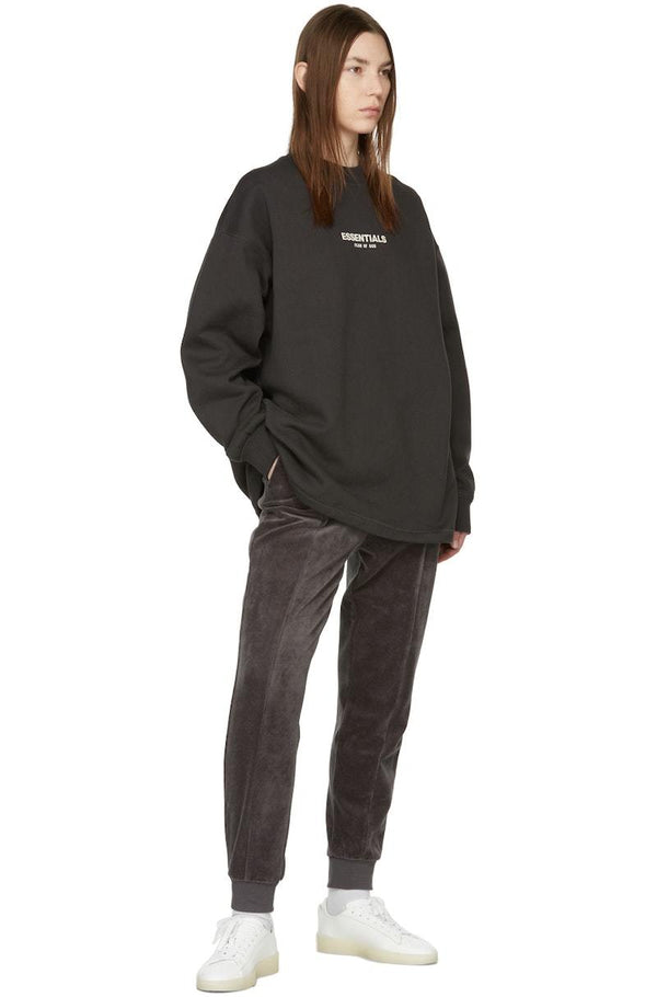 RELAXED CREWNECK sweatshirt IRON