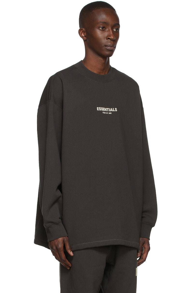 RELAXED CREWNECK sweatshirt IRON