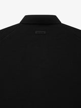 ESSENTIALS KNIT POLO-BLACK-CORE