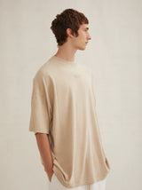 ESSENTIALS TEE GOLD HEATHER