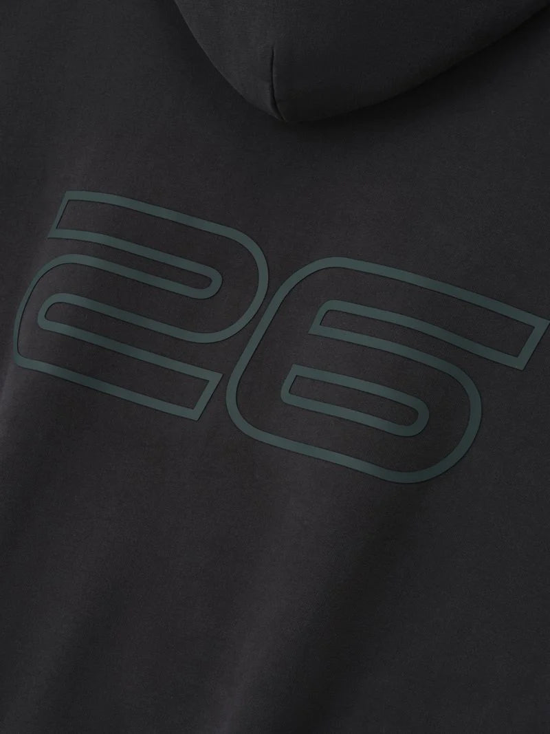 HEAVY FLEECE 90'S HOODIE - VINTAGE BLACK