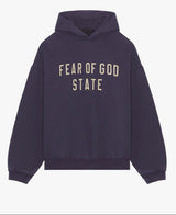 HEAVY FLEECE HOODIE MARINE