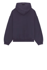 HEAVY FLEECE HOODIE MARINE