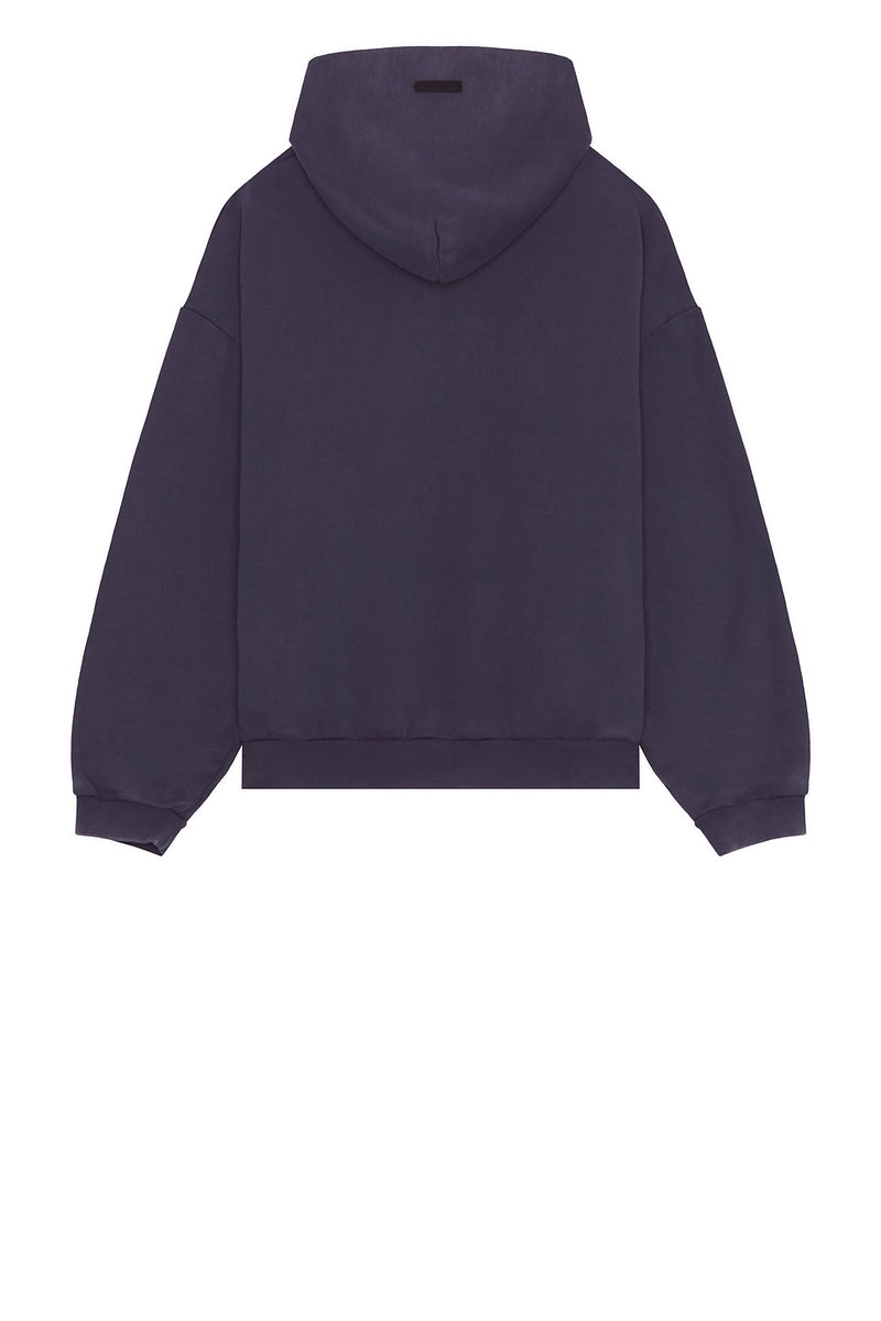 HEAVY FLEECE HOODIE MARINE