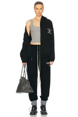 HEAVY FLEECE FULLZIP HOODIE BLACK