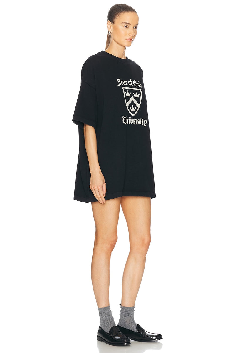 HEAVY CREWNECK TEE BLACK