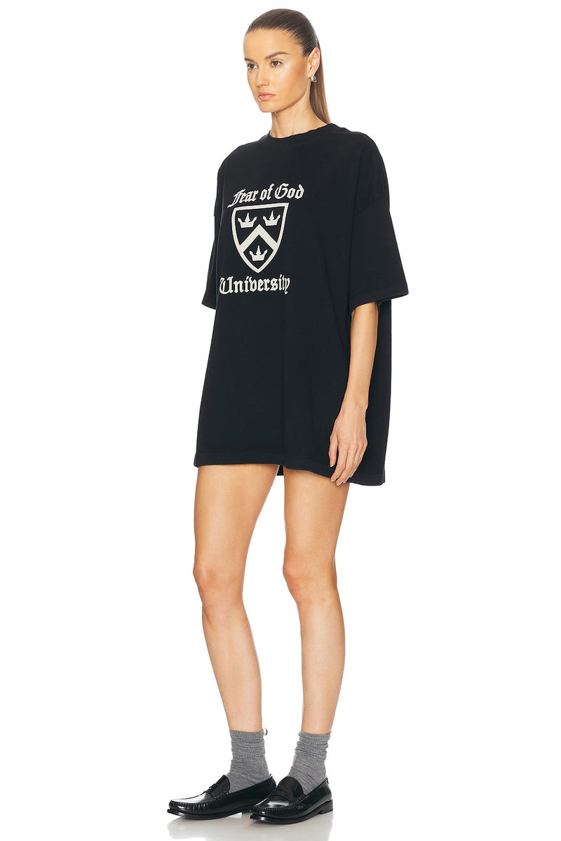 HEAVY CREWNECK TEE BLACK