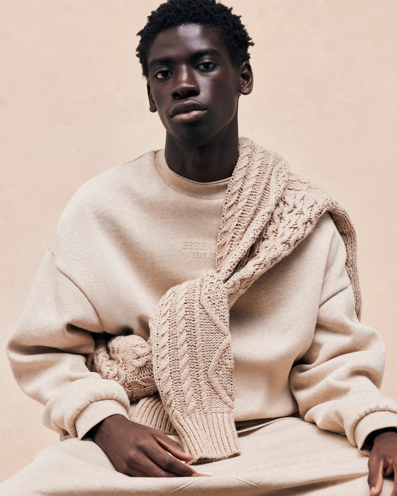 CREWNECK GOLD HEATHER