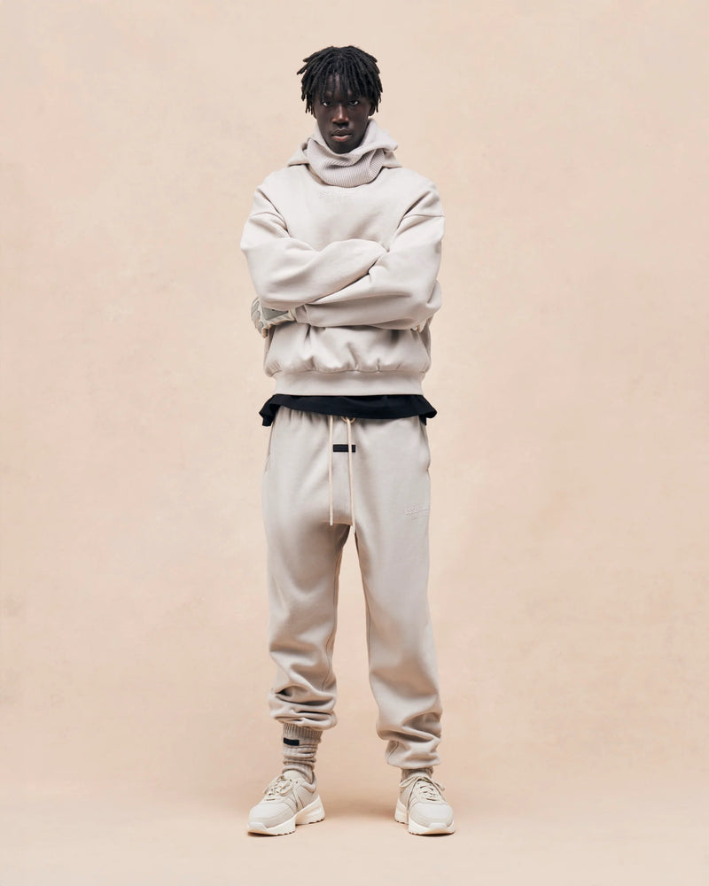SWEATPANTS SILVER CLOUD