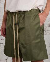 TEXTURED NYLON SOCCER SHORT MILITARY