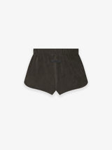WOMEN VELOUR SHORT OFF BLACK