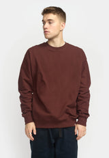 LOOSE CREWNECK - BURGUNDY