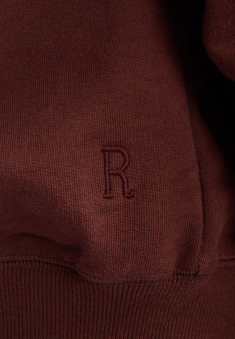 LOOSE CREWNECK - BURGUNDY