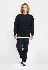 KNIT SWEATER - BLACK