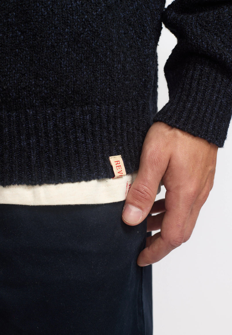 KNIT SWEATER - BLACK