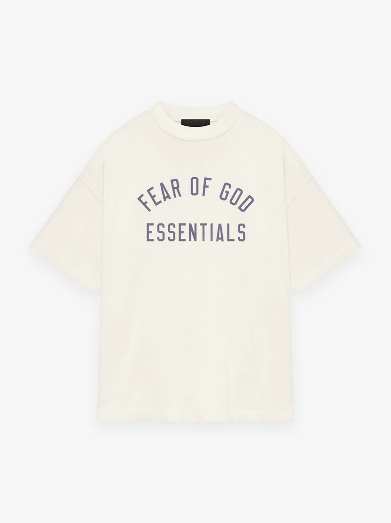 JERSEY CREWNECK TEE - SHELL