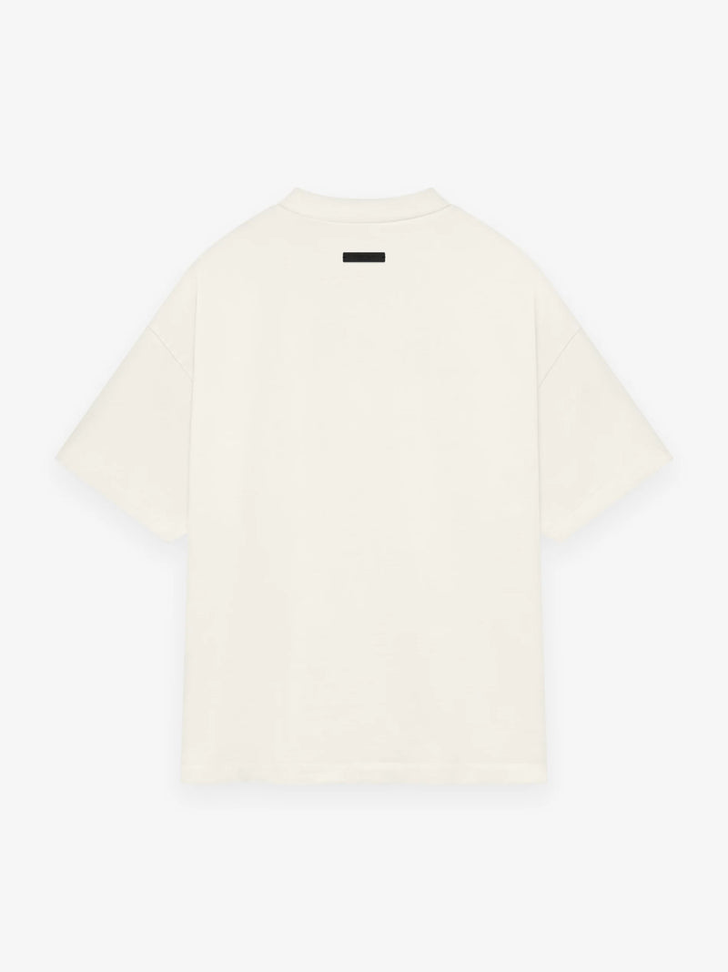 JERSEY CREWNECK TEE - SHELL