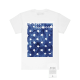 T-SHIRT LEO STARS - WHITE