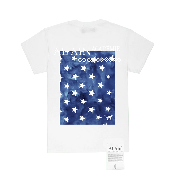T-SHIRT LEO STARS - WHITE