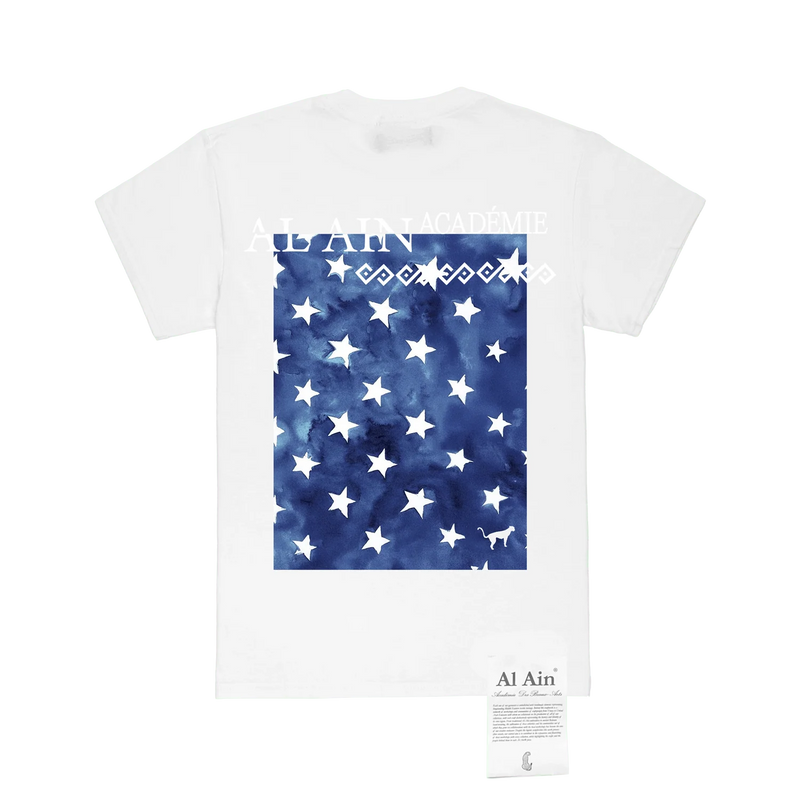 T-SHIRT LEO STARS - WHITE