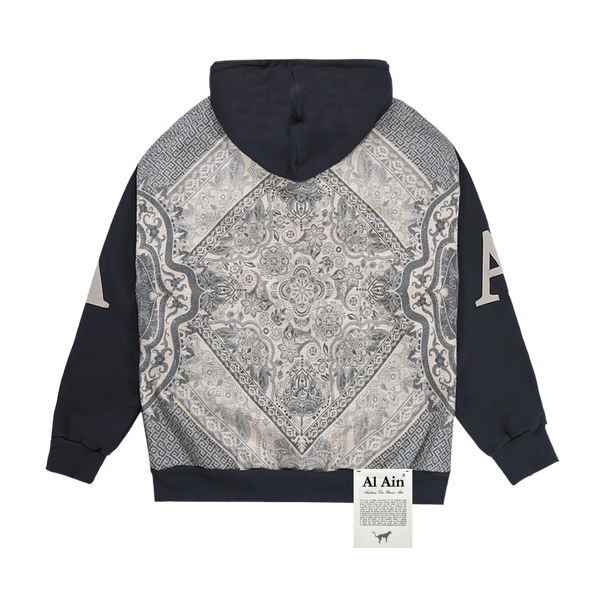 HOODIE "PARADIS" - COLOR ANTRAX