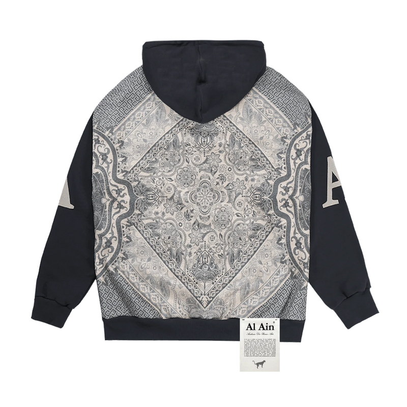 HOODIE "PARADIS" - COLOR ANTRAX