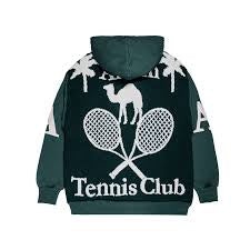 HOODIE ZIP - TENNIS CLUB - GREEN