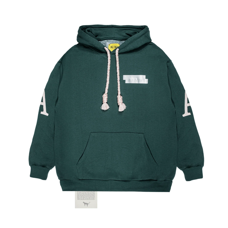 HOODIE ZIP - TENNIS CLUB - GREEN
