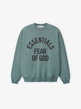 CAMPUS 90'S CREWNECK SWEATSHIRT - FADED COASTAL