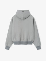 SIGNATURE CLASSIC FULL ZIP HOODIE - CONCRETE HEATHER