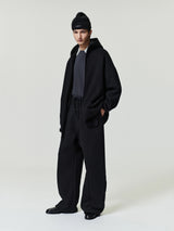 PLEAT FRONT PANT - VINTAGE BLACK
