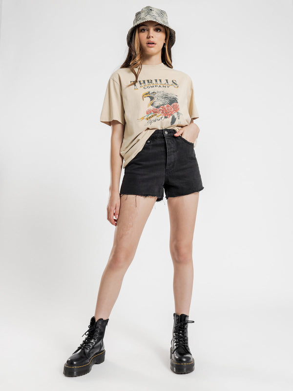 ERIN SHORT FADED BLACK