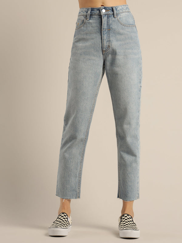 CASEY SLIM JEAN  DUST BLUE