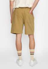 LONG CASUAL SHORTS LIGHT BROWN
