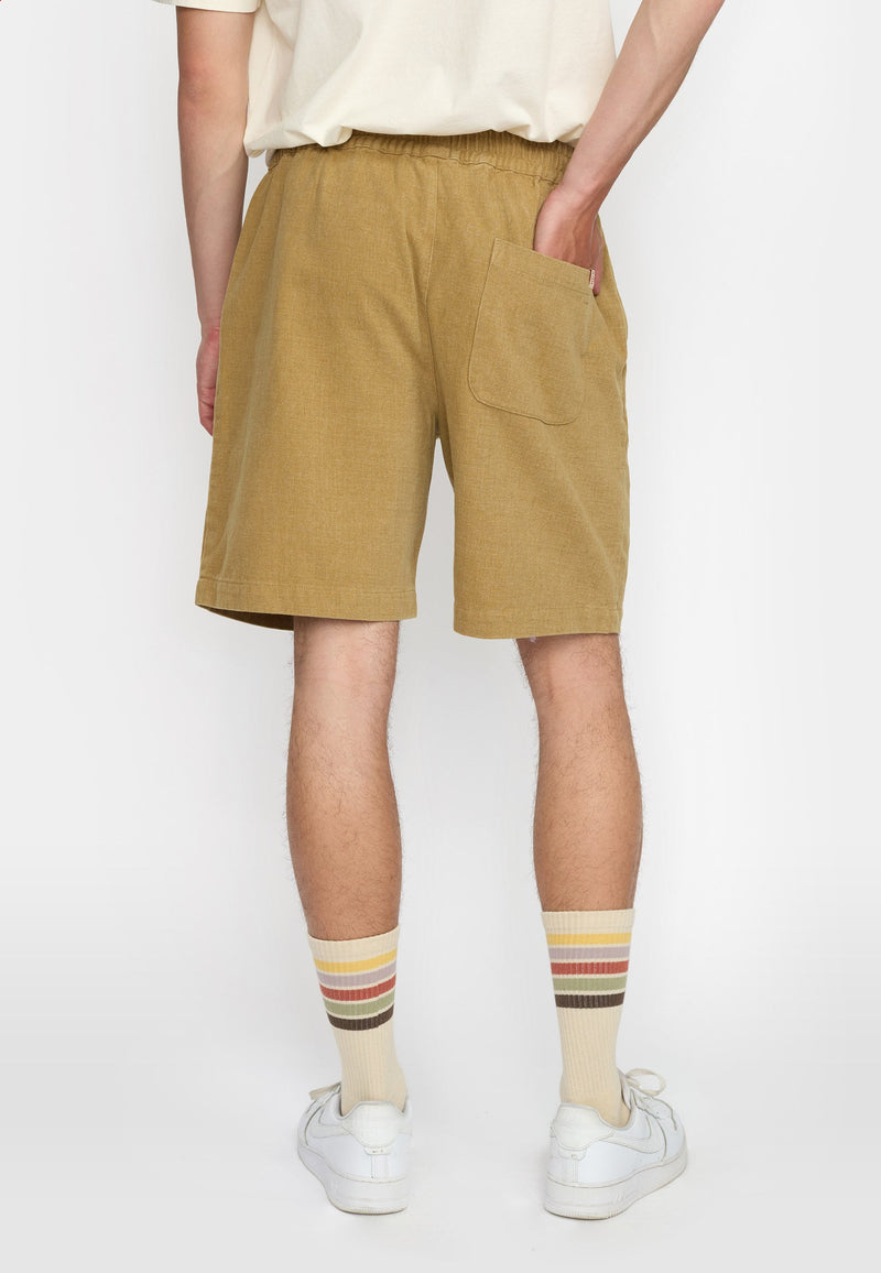 LONG CASUAL SHORTS LIGHT BROWN