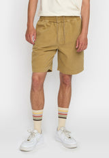 LONG CASUAL SHORTS LIGHT BROWN