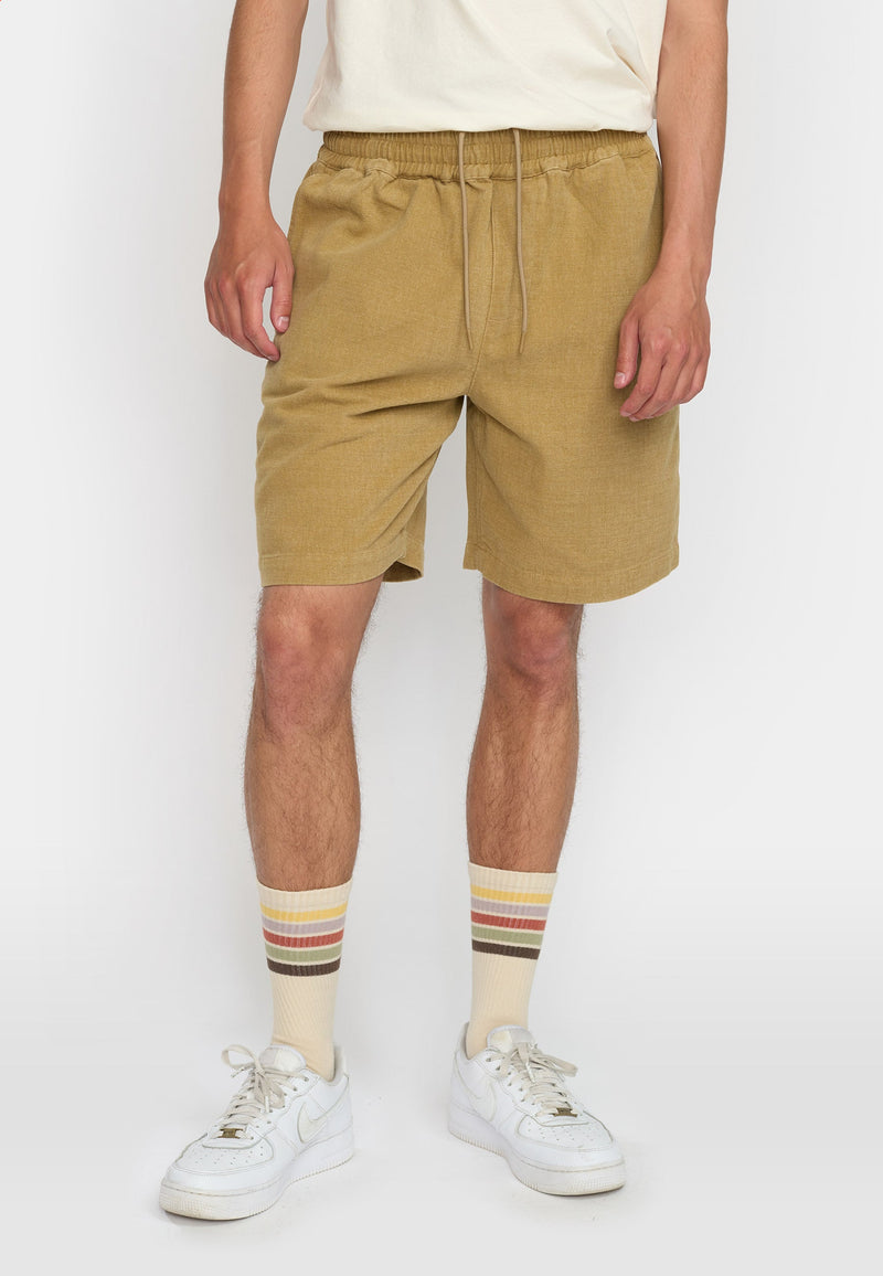 LONG CASUAL SHORTS LIGHT BROWN