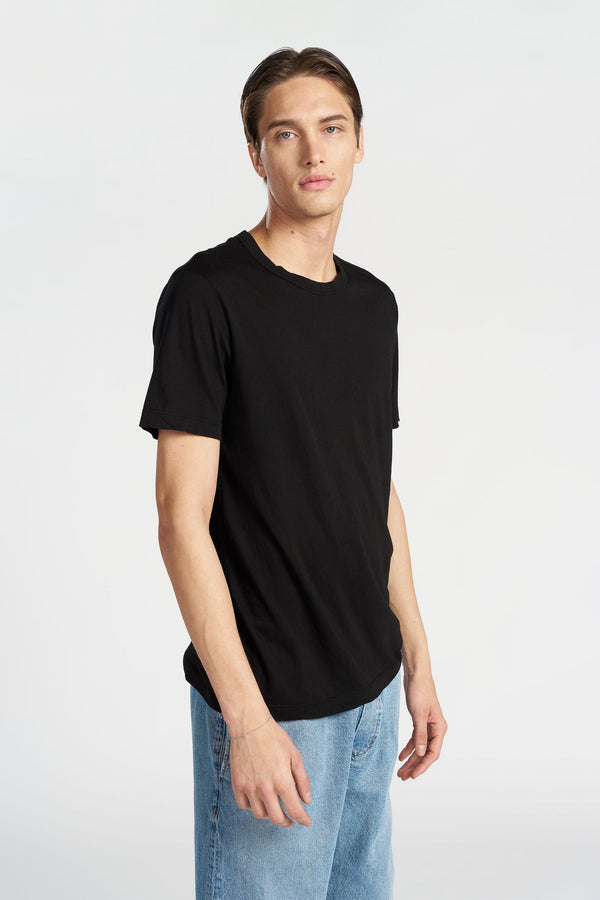 CLASSIC CREWNECK TEE JET BLACK