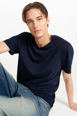 CLASSIC CREWNECK TEE SUPER NAVY