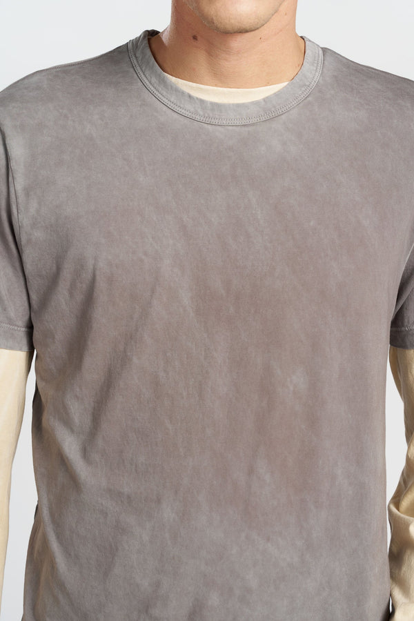 CLASSIC CREWNECK TEE VINTAGE CEMENT