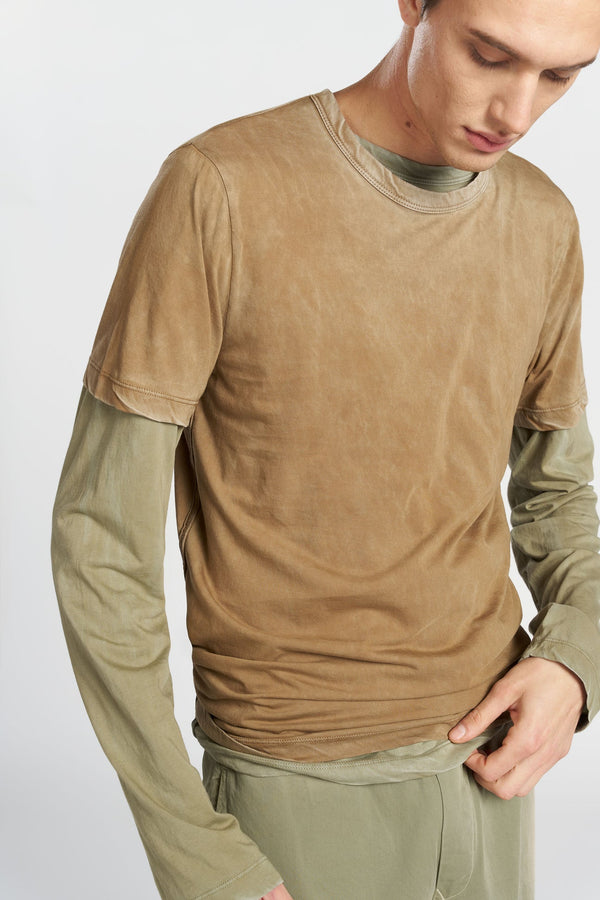 CLASSIC CREWNECK TEE  VINTAGE CHAI