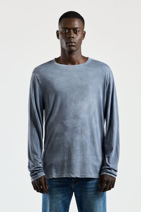 CLASSIC CREW SHIRT NATURAL BLUE