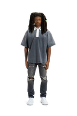 Straight Slim Jean Vintage Blowout - Black