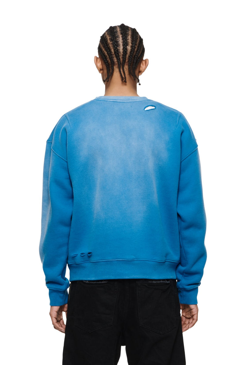 Oversized Crewneck NYC Stack - Blue