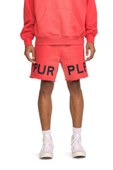 HWT FLEECE SHORT HIGH RISK RED JUMB